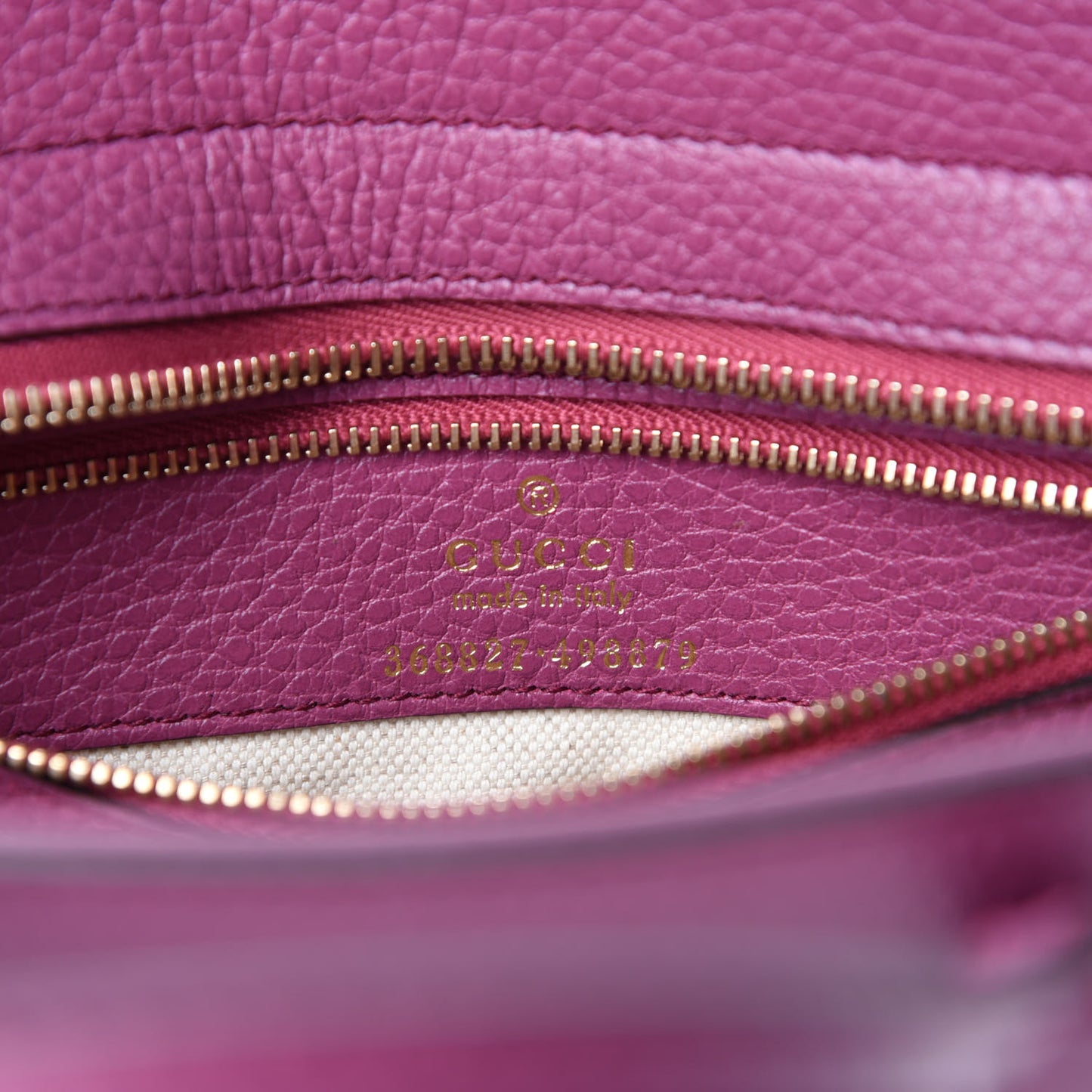 Dollar Calfskin Mini Swing Top Handle Bag Peonia Flower