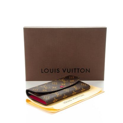 Louis Vuitton Monogram Emilie Wallet Fuchsia 4 of 8