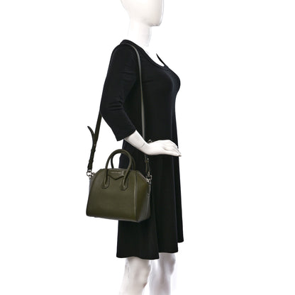Givenchy Sugar Goatskin Mini Antigona Khaki 2 of 10
