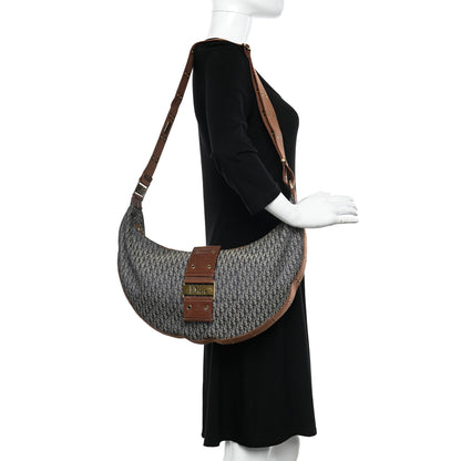 Christian Dior Monogram Street Chic Hobo Navy 2 of 18