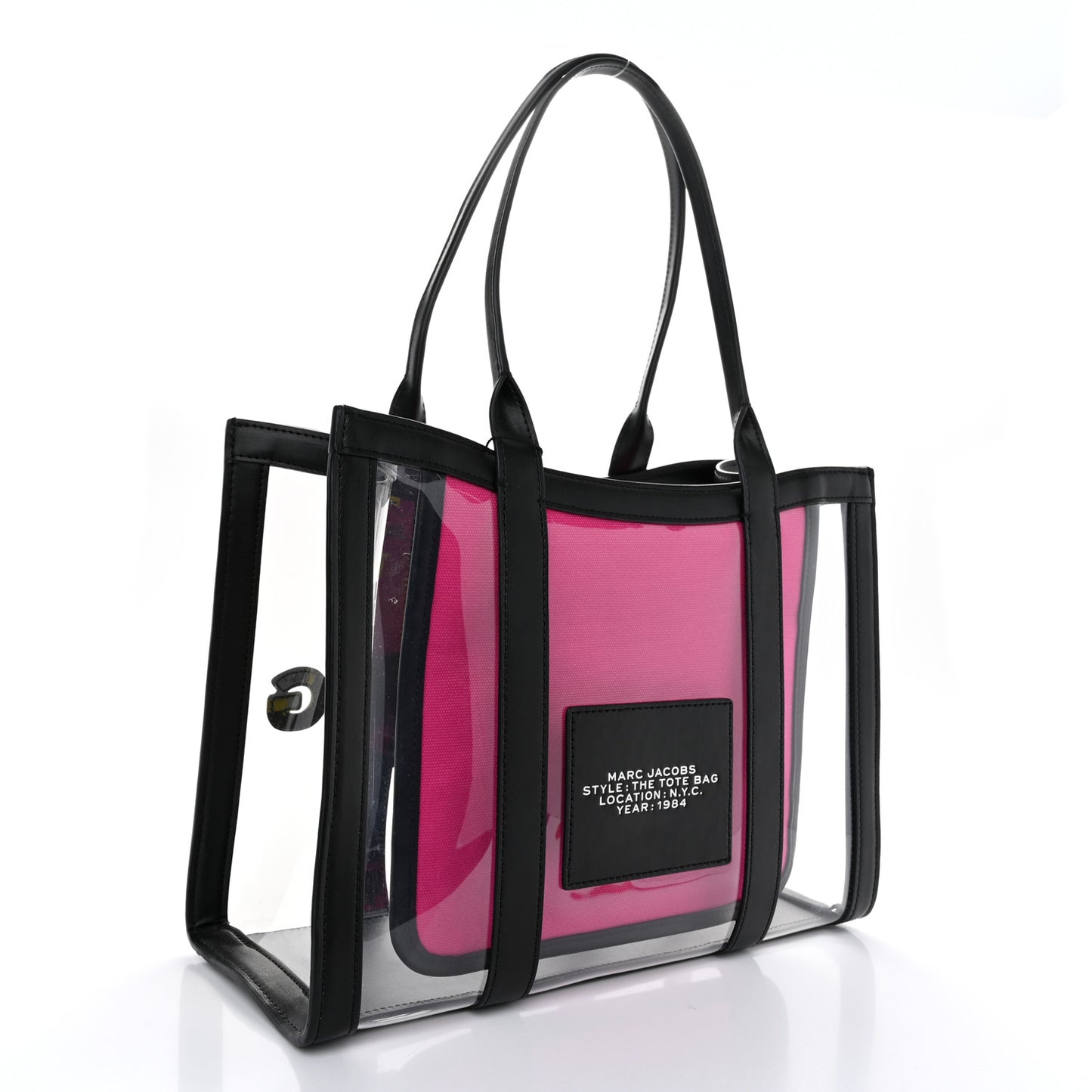 PVC The Medium Tote Bag Black