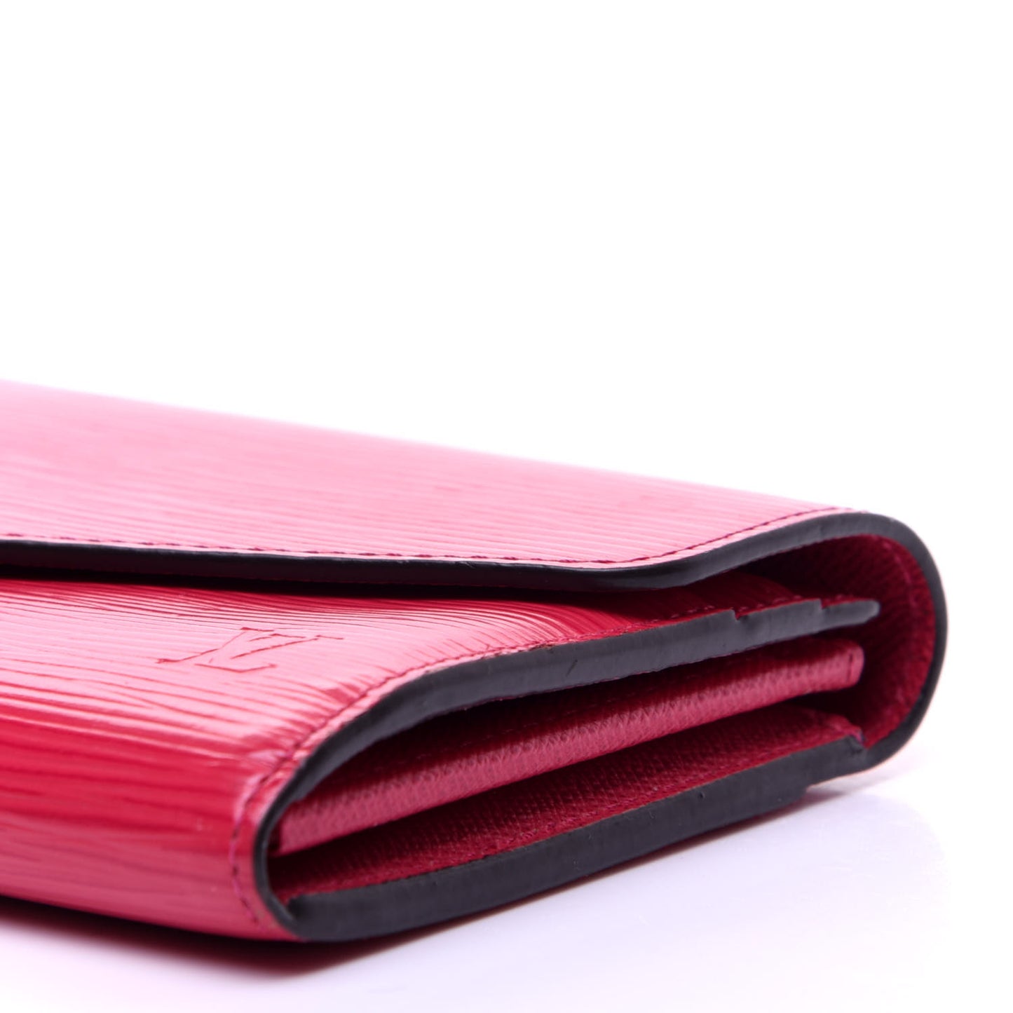 Epi Sarah Wallet NM Hot Pink