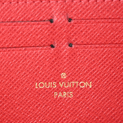 Louis Vuitton Damier Ebene Clemence Wallet Cherry 6 of 11
