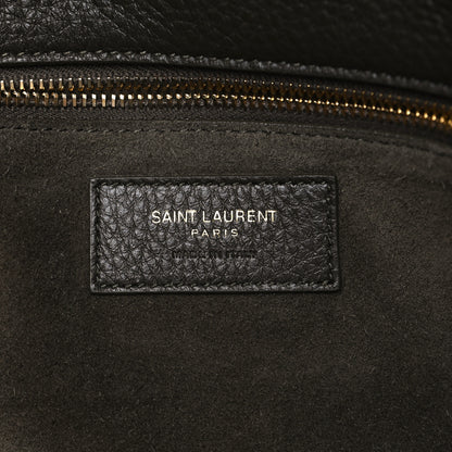 Saint Laurent Grained Deerskin Bea Tote Light Musk 6 of 11