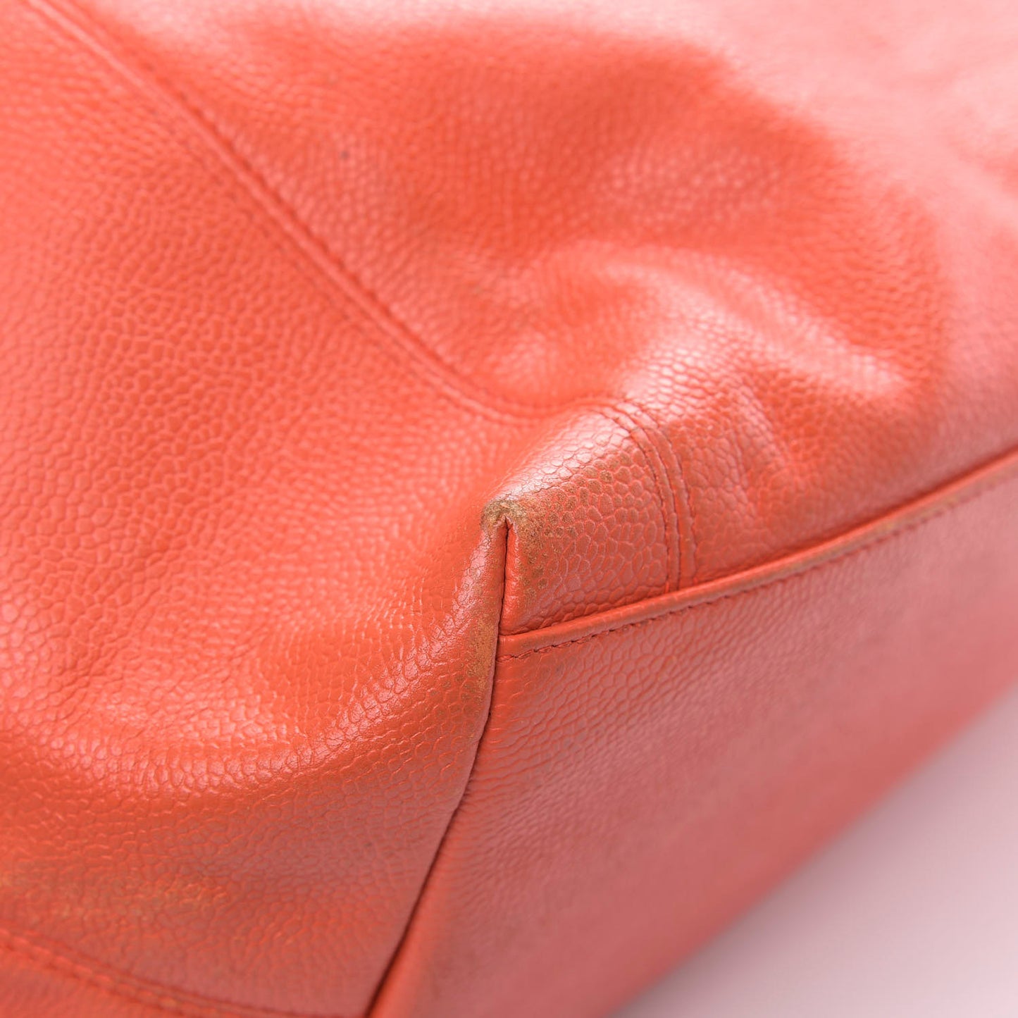 Caviar CC Shoulder Bag Orange