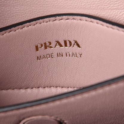 Prada Saffiano Cuir Small Double Bag Black Mughetto 7 of 9