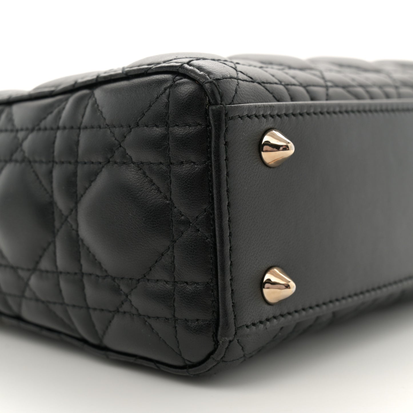 Lambskin Cannage Small My ABCDior Lady Dior Black