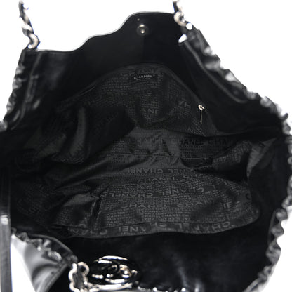 Chanel Vinyl XL Coco Cabas Black 5 of 14