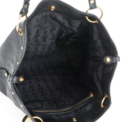 Gucci Calfskin Studded Medium Irina Tote Black 5 of 7