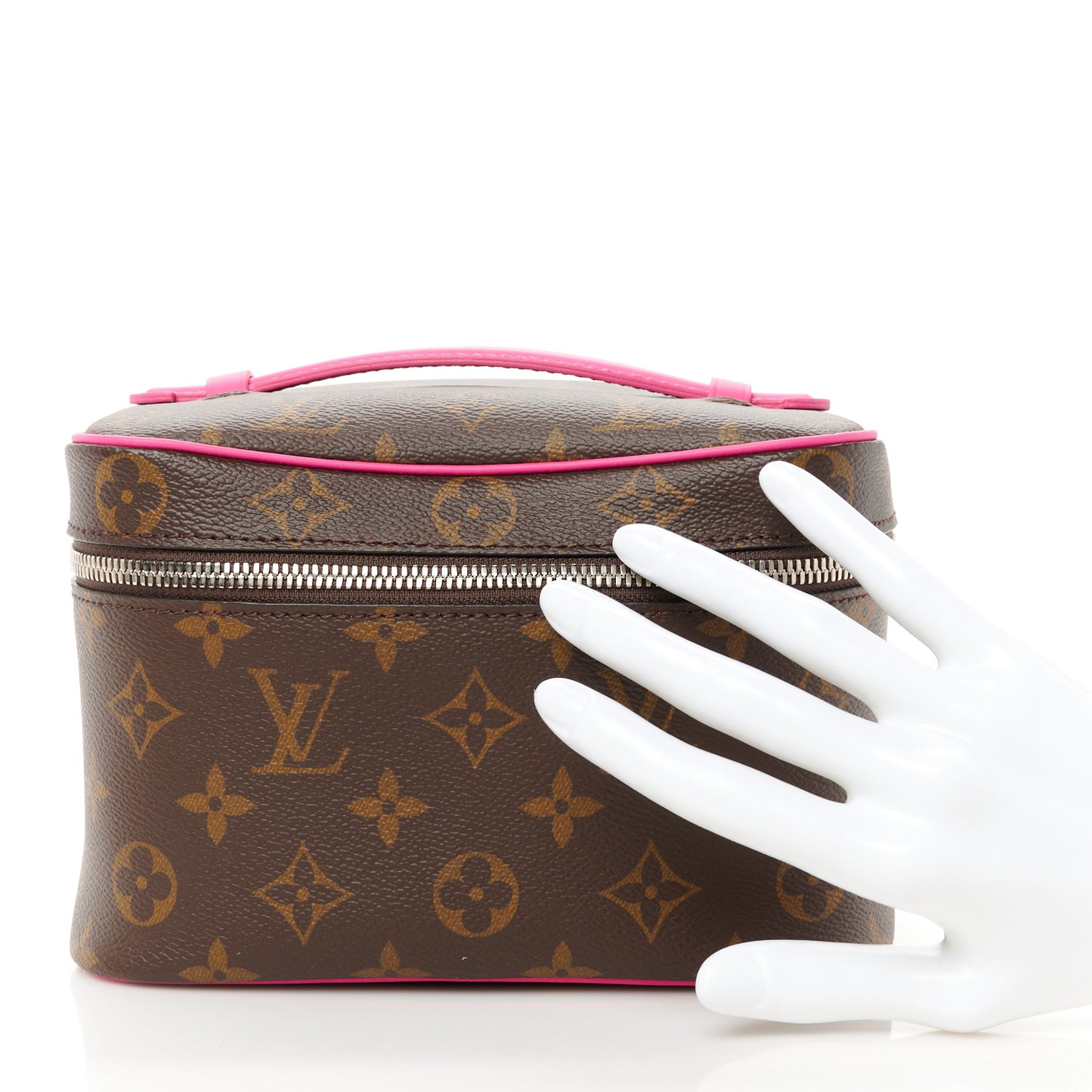 Monogram Macassar Nice Mini Fuchsia