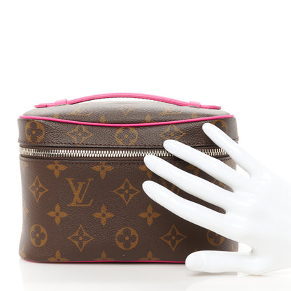 Louis Vuitton Monogram Macassar Nice Mini Fuchsia 2 of 8
