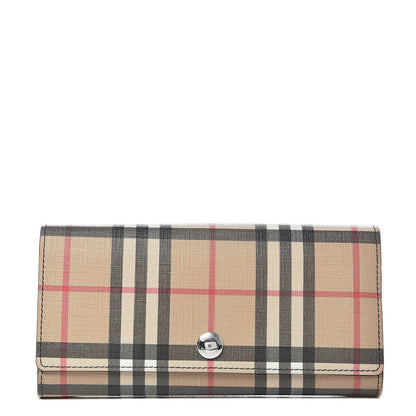 Burberry Vintage Check Halton Wallet Black 1 of 6