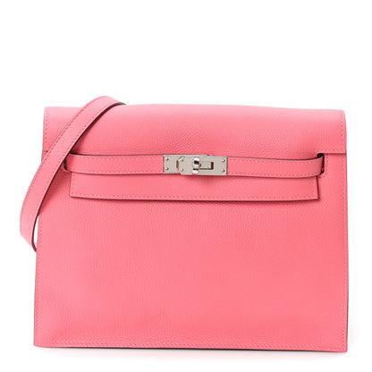 Hermes Evercolor Kelly Danse II Belt Bag Rose Azalee 1 of 9