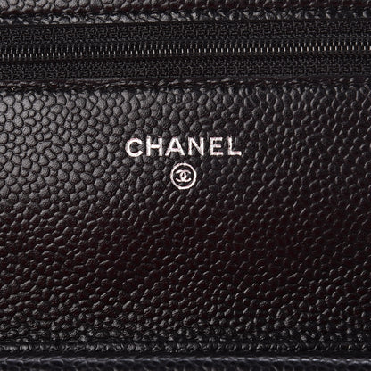 Chanel Caviar Quilted Wallet On Chain WOC Black 6 of 13