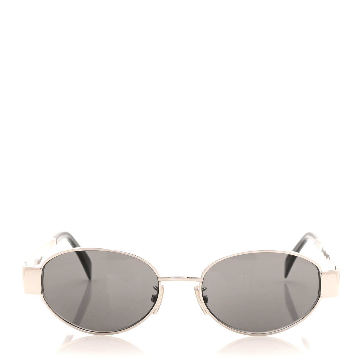 Celine Metal Triomphe 01 Sunglasses CL40235U Silver Black 2 of 6