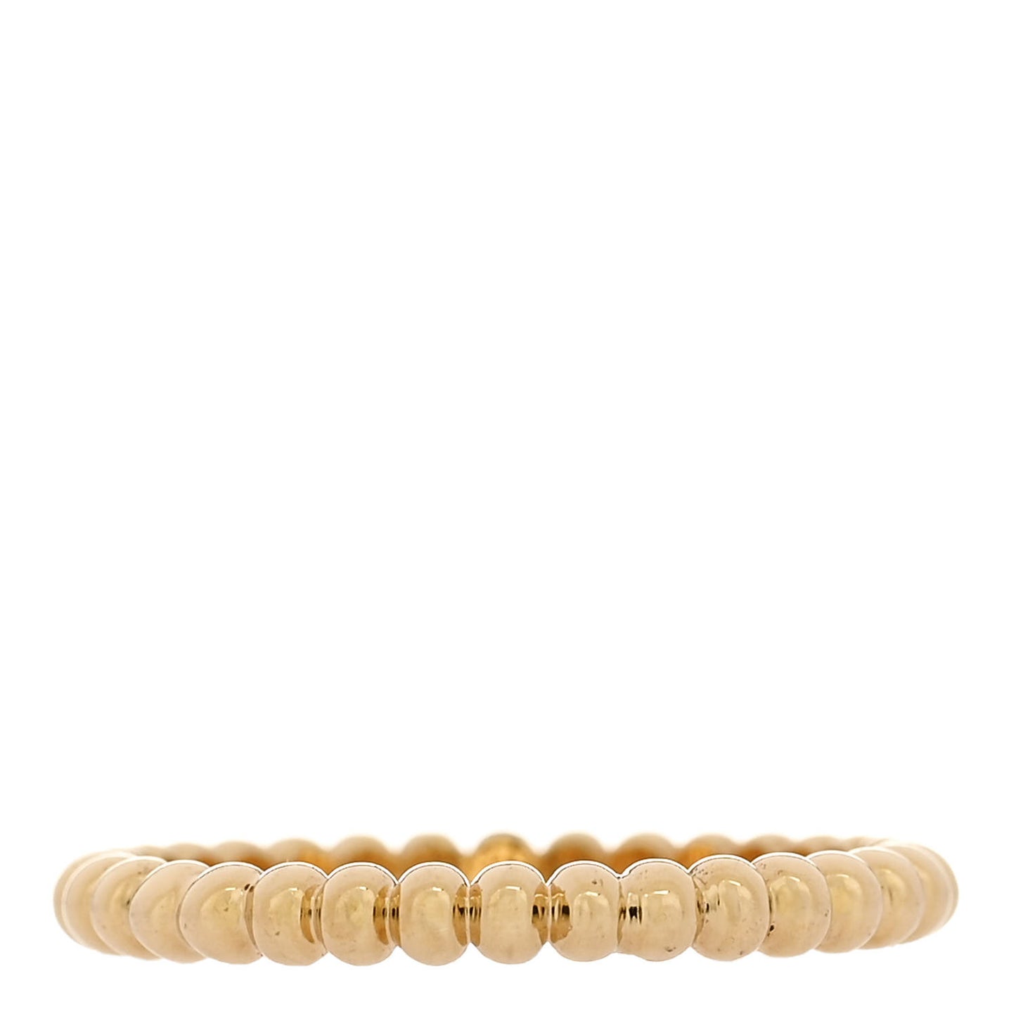18K Yellow Gold Small Perlee Ring 48 4.5