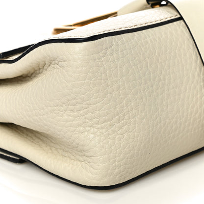 Valentino Garavani Pebbled Calfskin Mini VRing Shoulder Bag Light Ivory 7 of 12