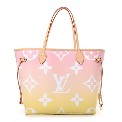 Louis Vuitton Monogram Giant By The Pool Neverfull MM Light Pink 1 of 8