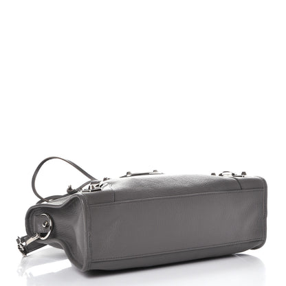 Balenciaga Chevre Silver Metallic Edge Hardware S City Gris Acier 5 of 10