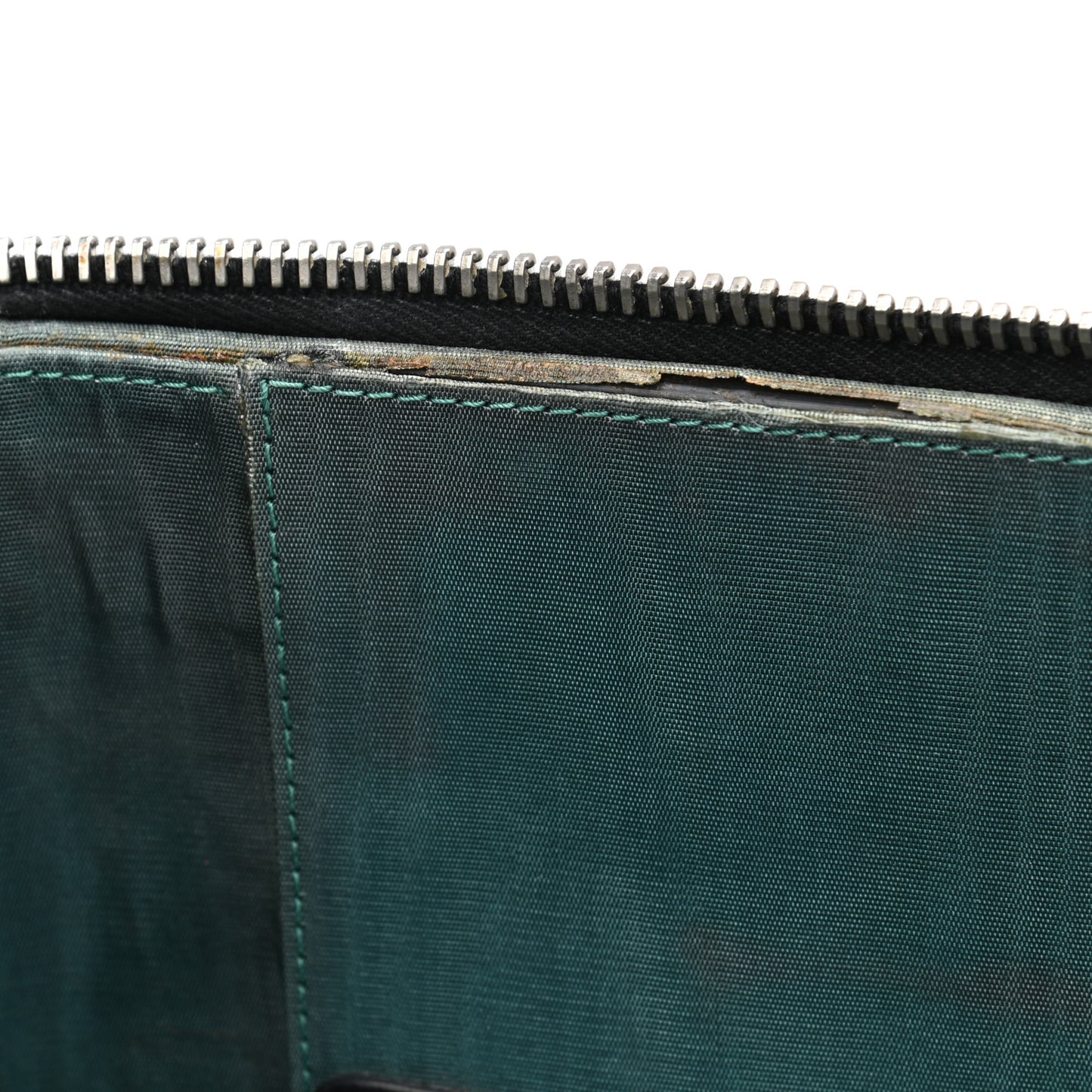 Aged Calfskin Quilted Trolley Rolling Luggage Black