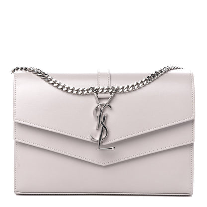 Saint Laurent Smooth Calfskin Sulpice Monogram Chain Wallet Light Natural 1 of 10