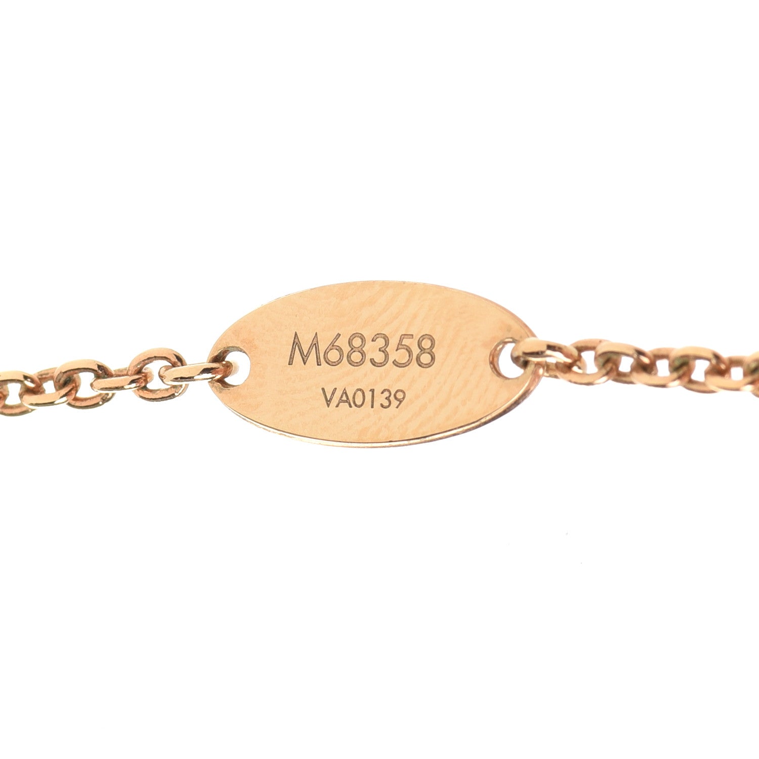 Louis Vuitton Essential V Perle Necklace Gold 7 of 8