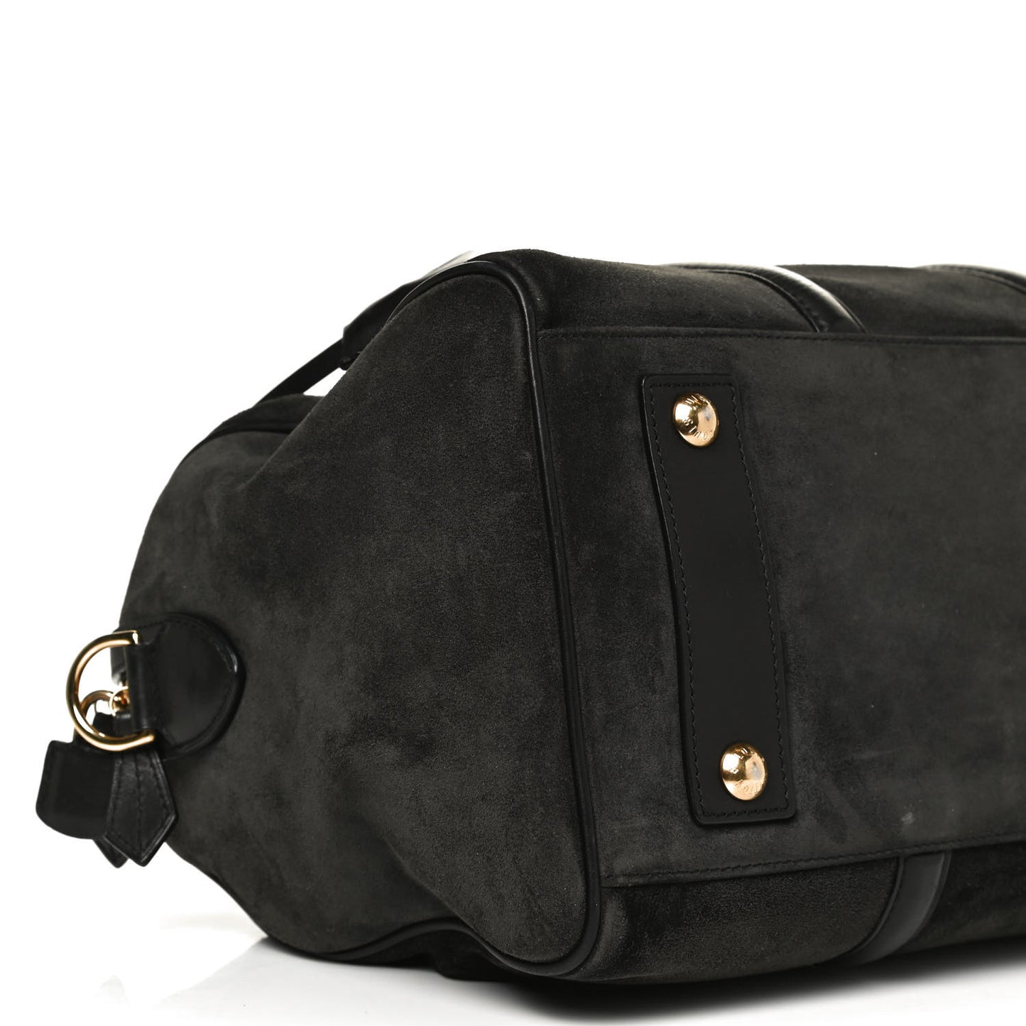 Suede Calfskin SC Bag MM Asphalt
