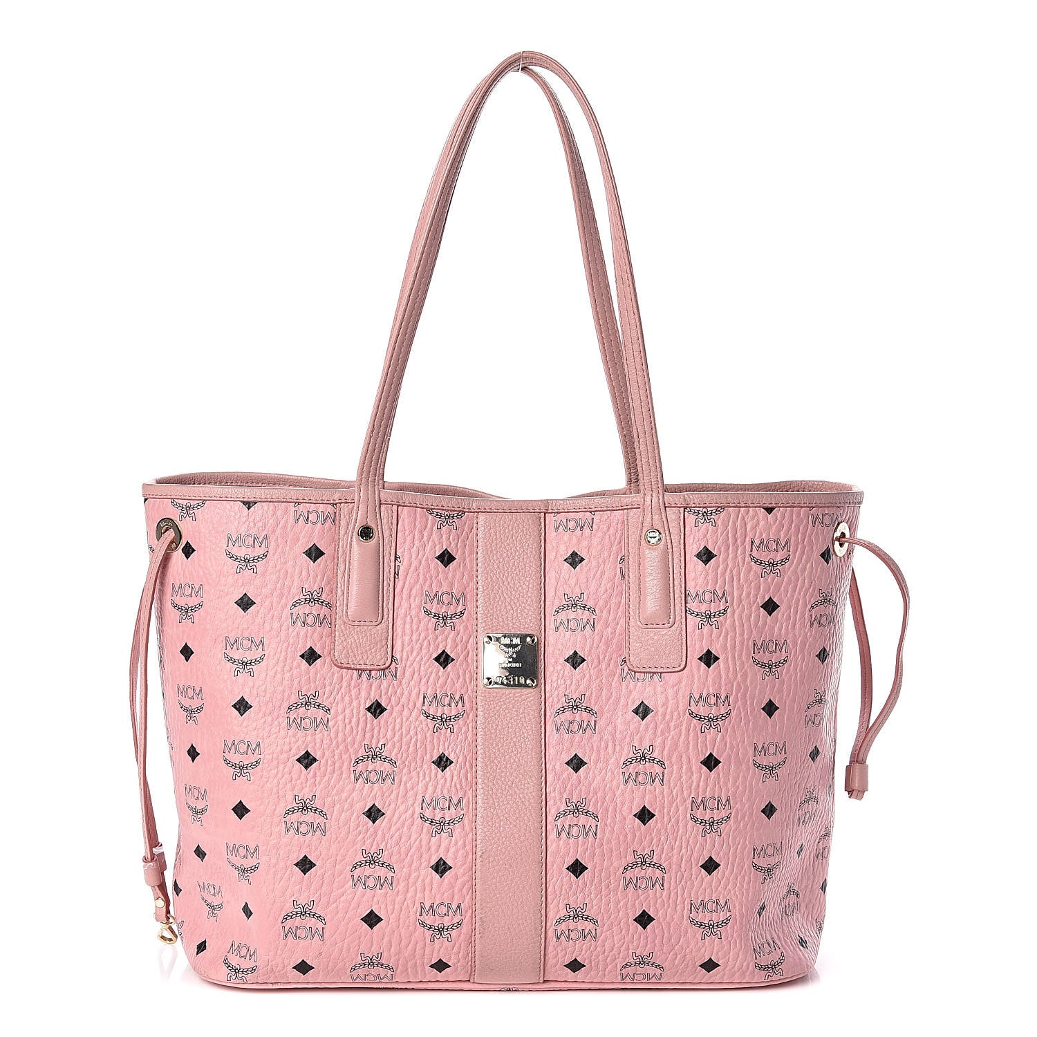 MCM Visetos Medium Liz Reversible Shopper Tote Soft Pink 1 of 20