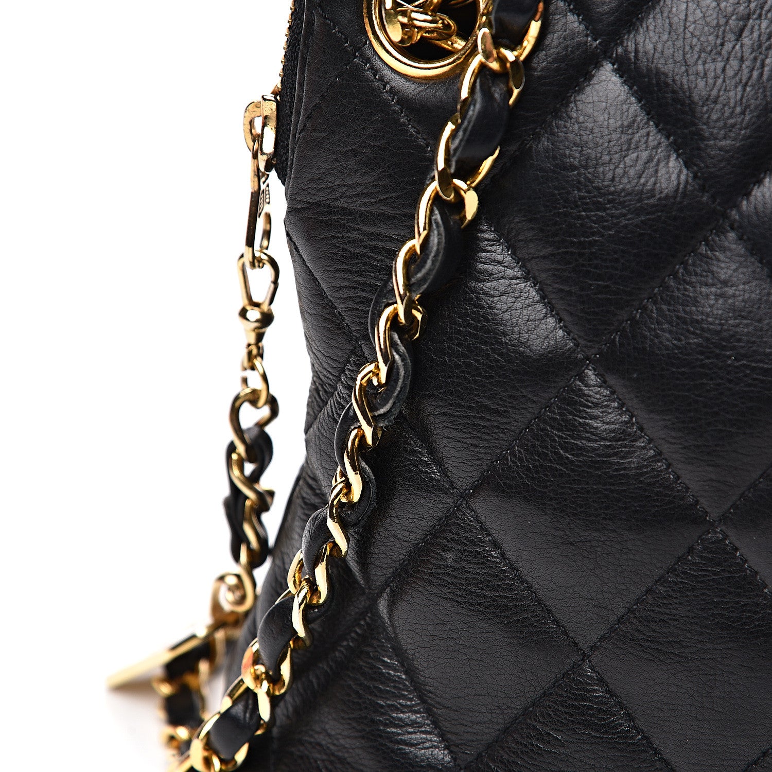 Chanel Calfskin Quilted Small Shoulder Bag Black 12 of 12