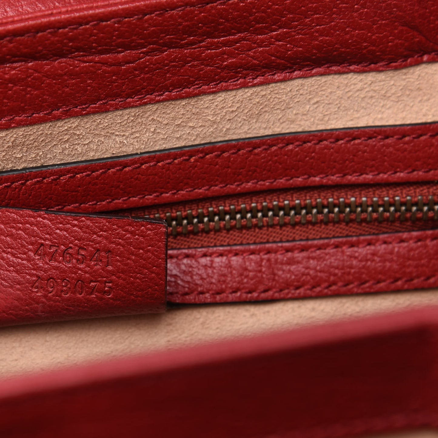 GG Supreme Monogram Small Queen Margaret Top Handle Bag Red