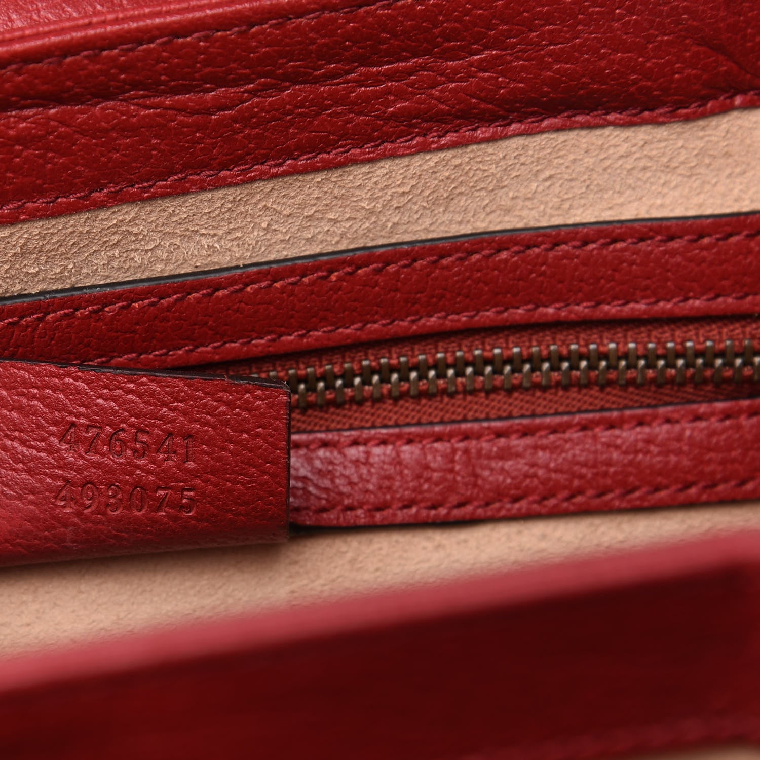 Gucci GG Supreme Monogram Small Queen Margaret Top Handle Bag Red 9 of 10