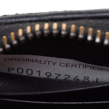 Bottega Veneta Nappa Intrecciato Zip Around Coin Purse Black 7 of 12