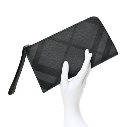 Burberry London Check Large Travel Wallet Black 3 of 8