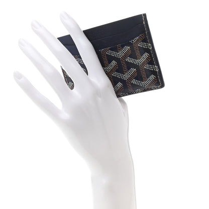 Goyard Goyardine Saint Sulpice Card Holder Navy 2 of 6