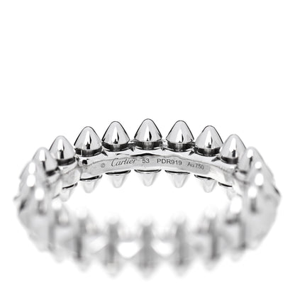 Cartier 18K White Gold SM Clash De Cartier Ring 53 6.25 4 of 4
