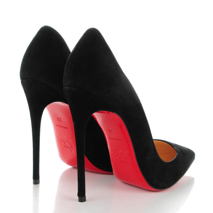Christian Louboutin Suede So Kate 120 Pumps 35 Black 4 of 8