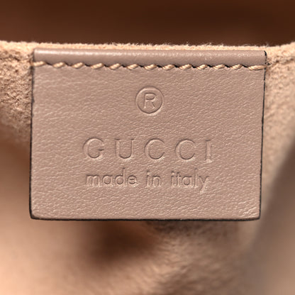 Gucci Calfskin Matelasse Small GG Marmont Chain Shoulder Bag Porcelain Rose 6 of 12