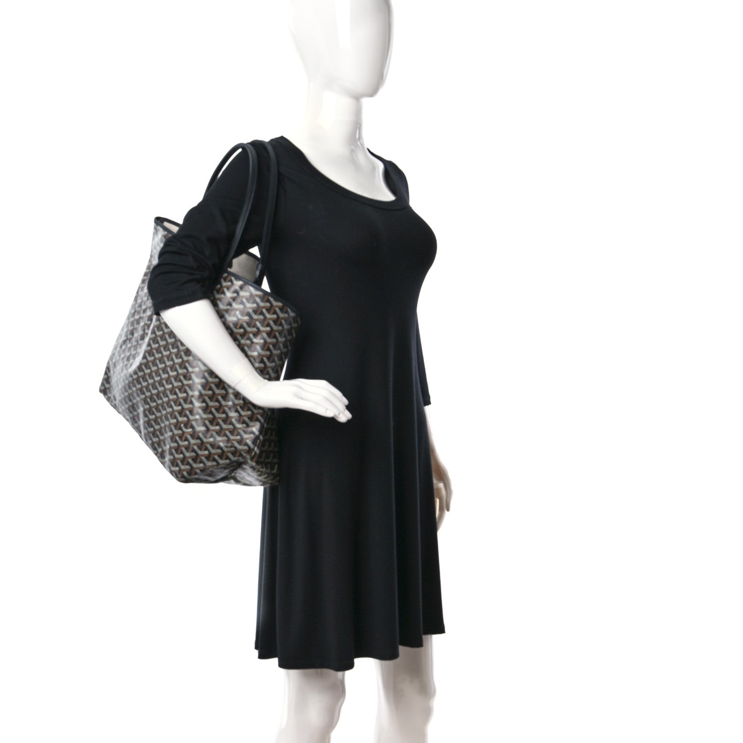 Goyard Goyardine Saint Louis GM Black 2 of 8