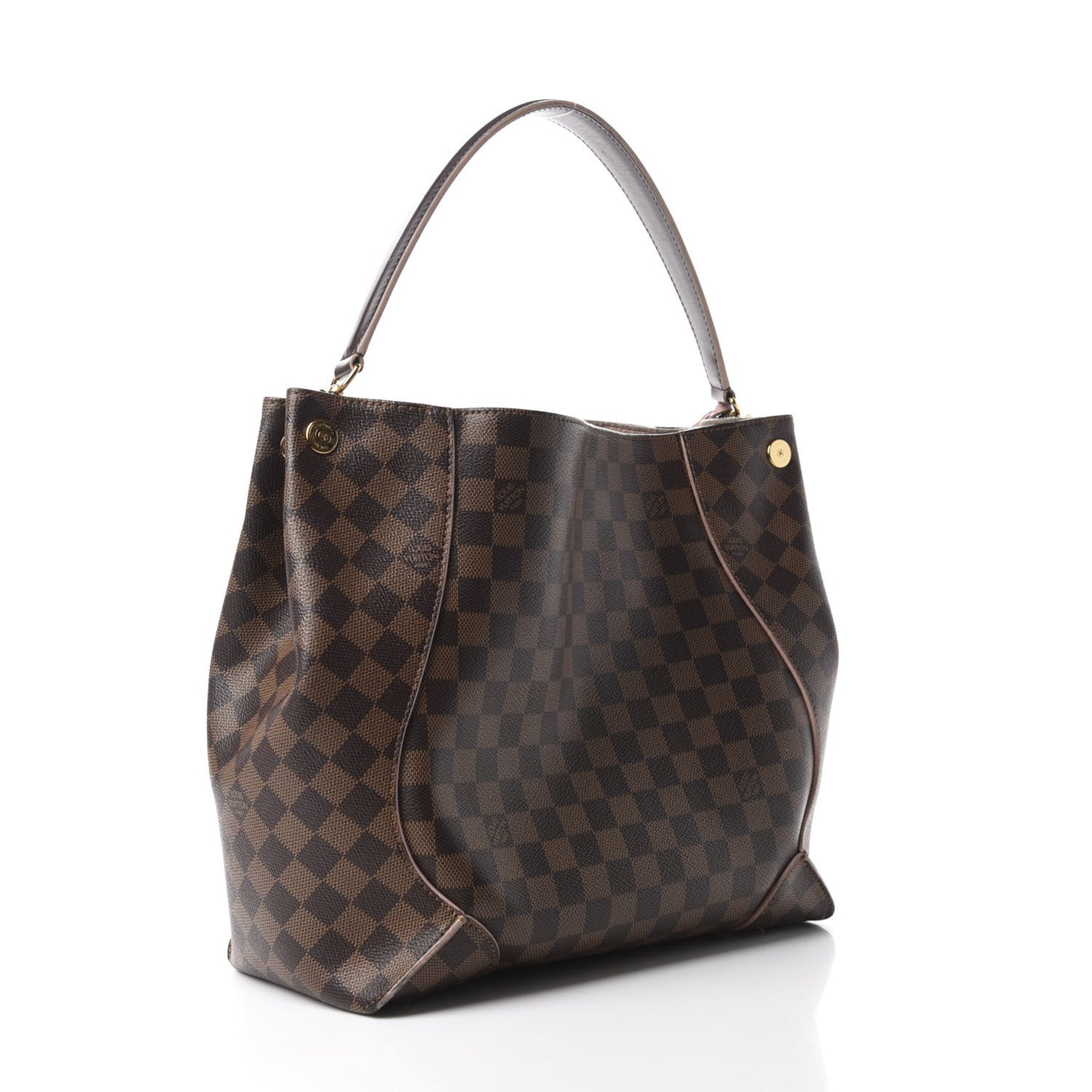 Damier Ebene Caissa Hobo Rose Ballerine