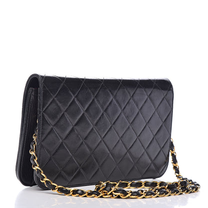 Chanel Lambskin Quilted Small Single Flap Bag Black 3 of 15