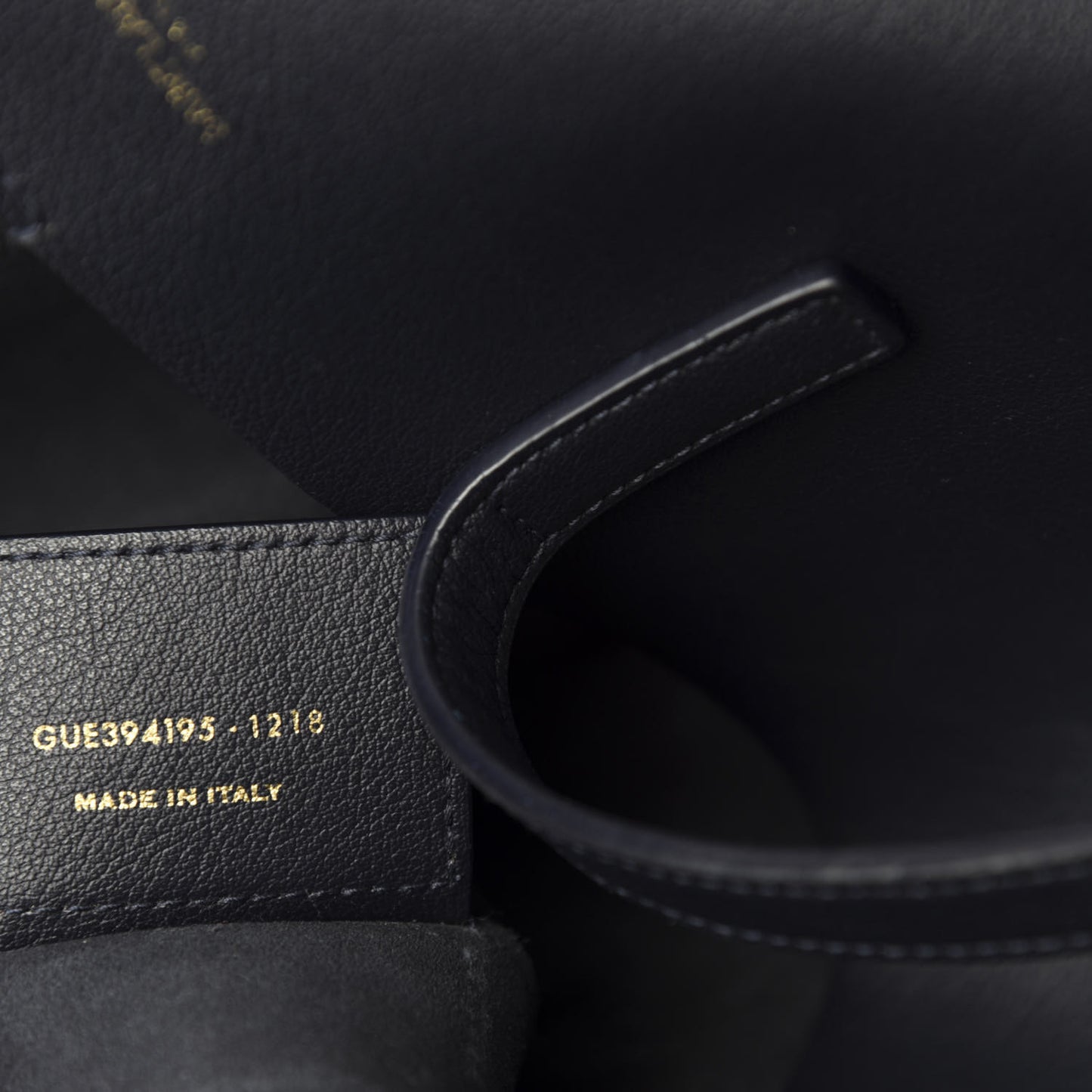Calfskin Large Shopping Tote Deep Marine