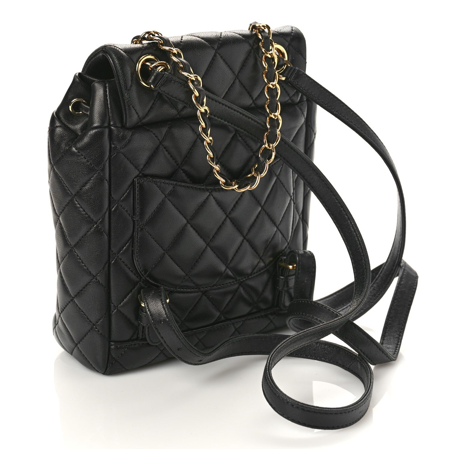 Chanel Calfskin Quilted Mini Urban Spirit Backpack Black 3 of 9