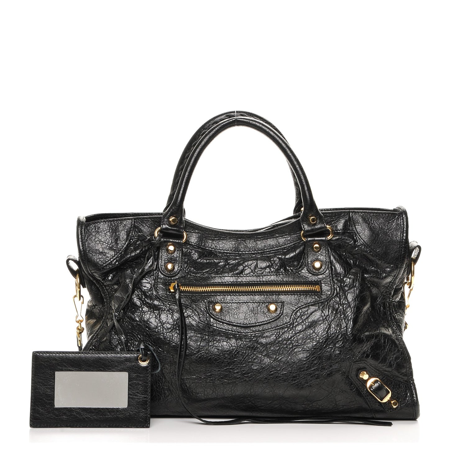 Agneau Classic Gold Hardware City Black