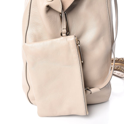 Jimmy Choo Nappa Echo Convertible Backpack Beige 12 of 12