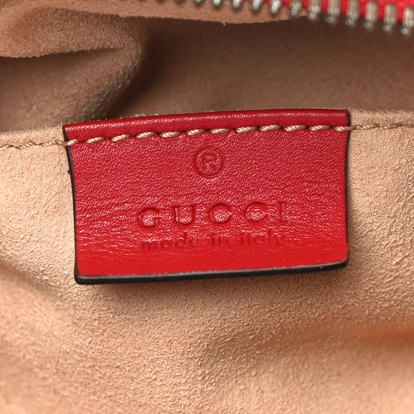 Calfskin Matelasse GG Marmont Belt Bag 75 30 Hibiscus Red
