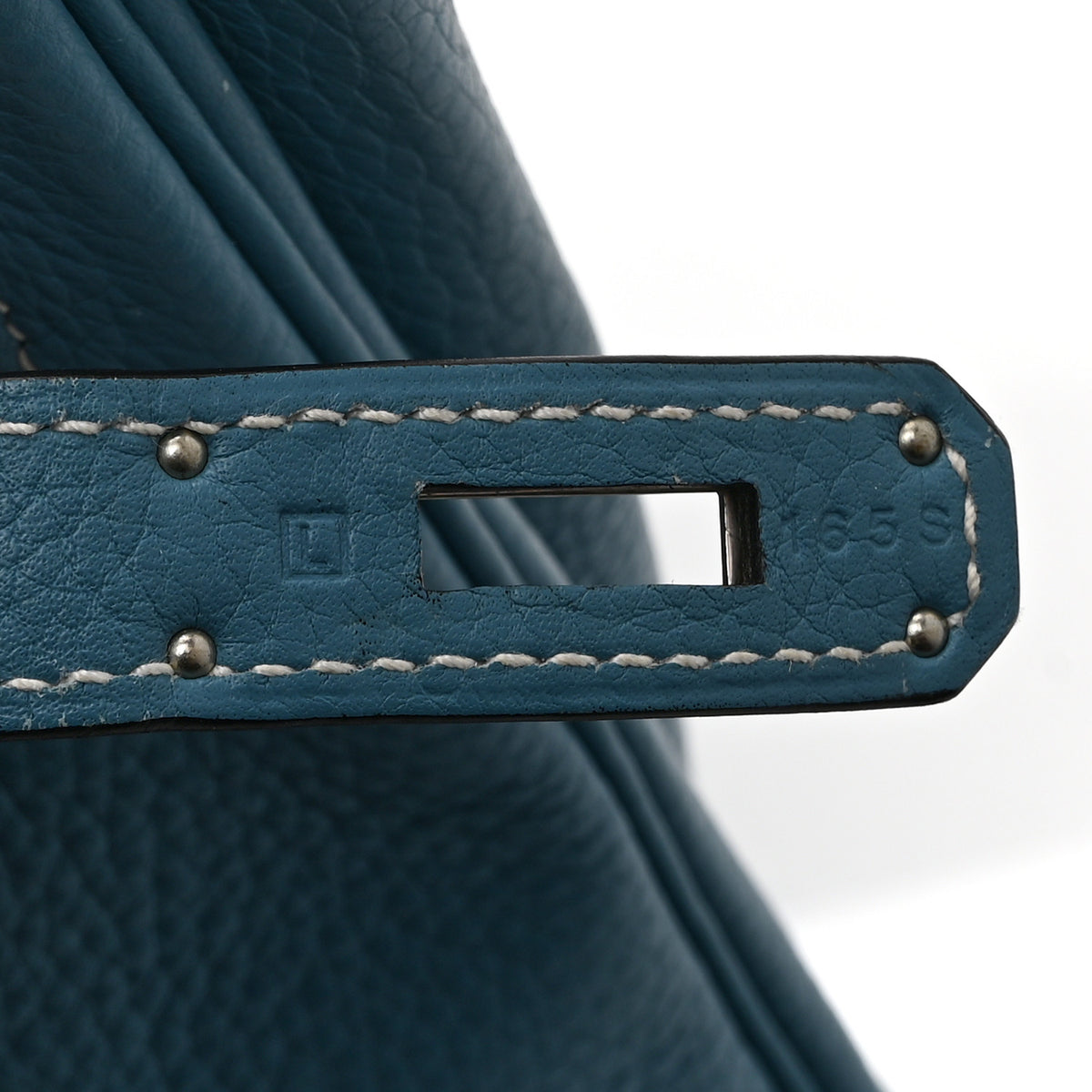 Togo Birkin 35 Blue Jean