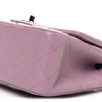 Chanel Lambskin Quilted Mini Square Flap Purple 10 of 10