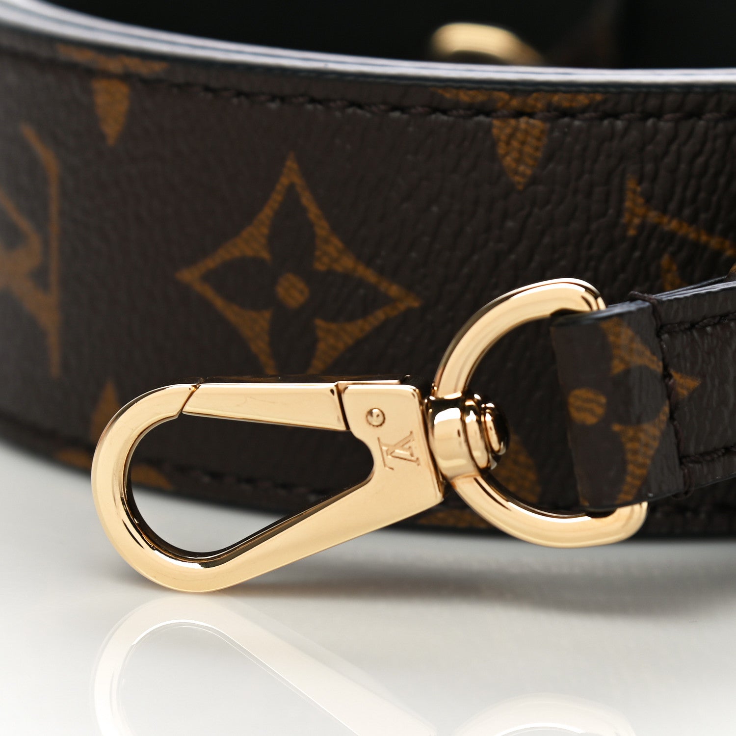 Louis Vuitton Monogram Bandouliere Shoulder Strap Black 4 of 7