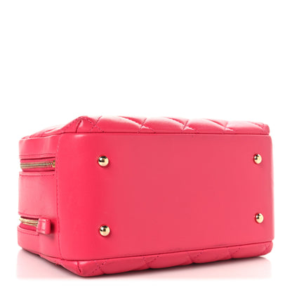 Chanel Lambskin Quilted Small Trendy CC Bowling Bag Pink 4 of 14