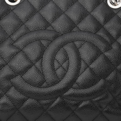Chanel Caviar Quilted Grand Shopping Tote GST Black 8 of 11